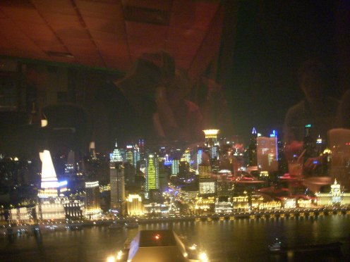 view of the Bund from the Jade Bar